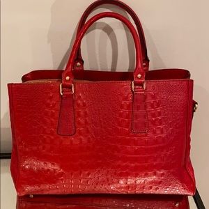 Women’s red computer bag -BRAND NEW